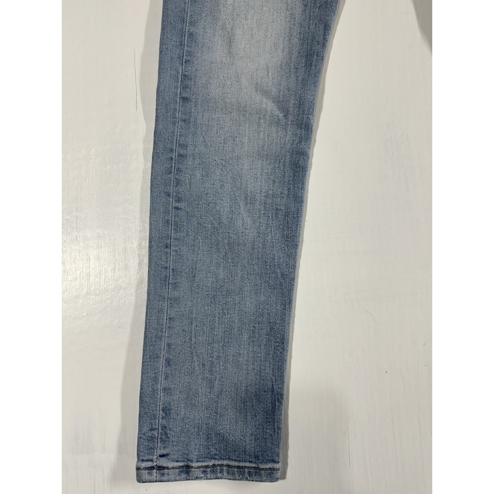 Levi's 501s Womens Skinny Jeans Light Blue Denim Wash Streetwear Premium Quality - Picture 2 of 12
